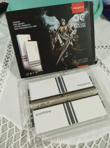 MEMÓRIA RAM ASGARD VALKYRIE RGB 16GB ( 2X8) 3200Mhz