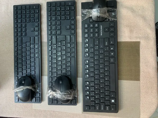 Kit teclado e mouse sem fio