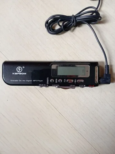 Gravador de voz em mp3 da Kapbom