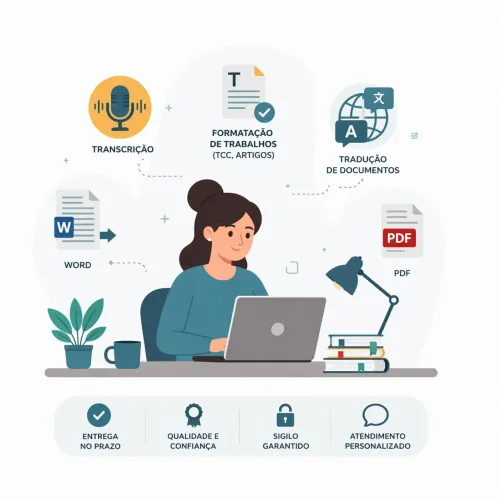 Do áudio ao PDF: resolvo tudo para você!