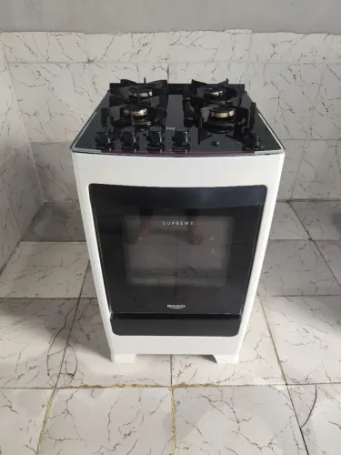 Fogão tampo de vidro funcionando perfeitamente