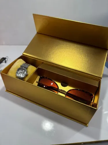 KIT ESPECIAL(relógio, óculos e caixa luxo)