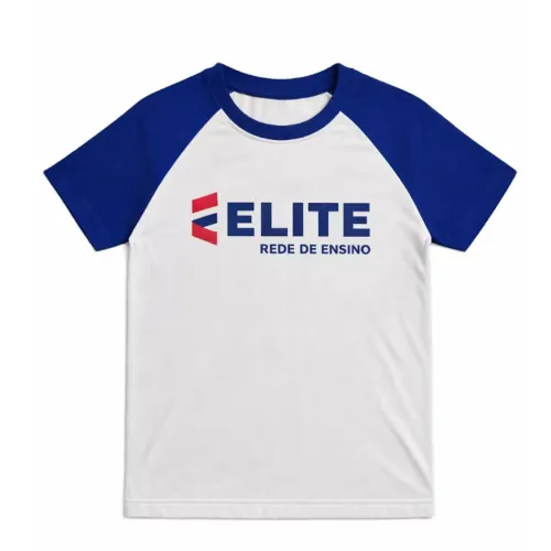 CAMISETA ESCOLA ELITE - ENSINO FUNDAMENTAL II E ENSINO MÉDIO - AZUL ESCURO 