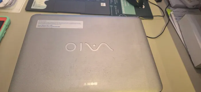Vendo Notebook Sony vaio usado para retirar peças