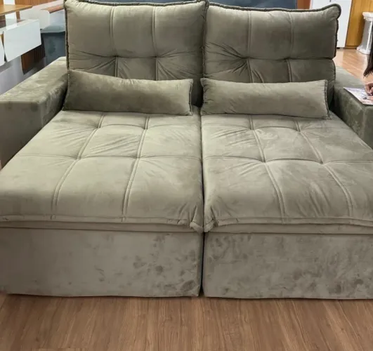 Sofá retrátil 2 lugares 