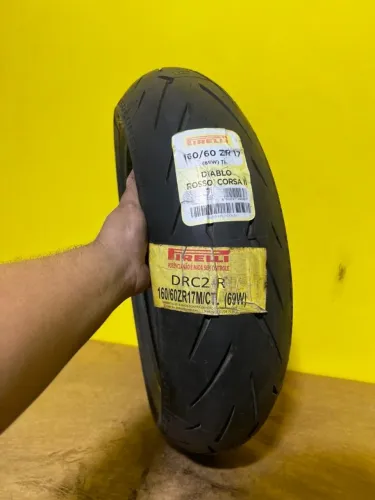 Pneu 160/60ZR17 Pirelli Diablo Rosso Corsa II Novo - DOT 3621