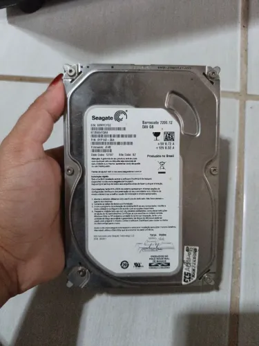 Vendo HD Seagate Barracuda 500GB usado