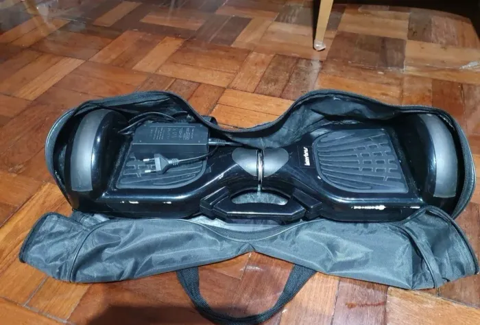 Hover board bateria zerada + carrinho + bolsa de transporte.