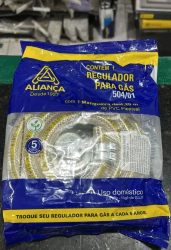 Registro ou Regulador gás aliança 504 (atacado)