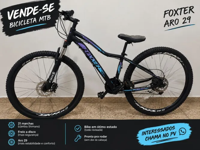 Bicicleta foxxer aro 29