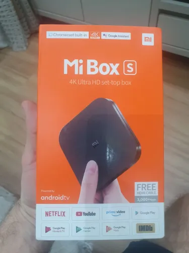 Xiaomi Mi Box S MDZ-22-AB 1ª geração 4K 8GB Preto 2GB RAM com Comando de Voz