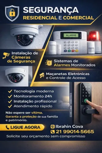 Sistemas de segurança electrónica.