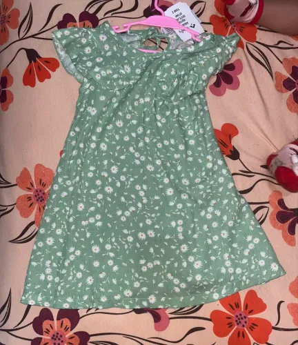 Vestido verde infantil 