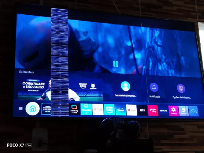 Tv Samsung "Quebra galho".