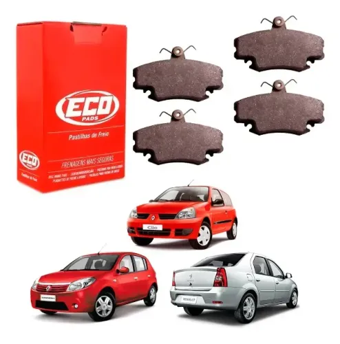 Pastilha Dianteira Renault Clio Sandero Logan Symbol 1.0 1.6
