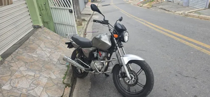 HONDA CG 150 TITAN KS 2008 - DIFERENCIADA: RODAS DE LIGA E FREIO A DISCO HONDA