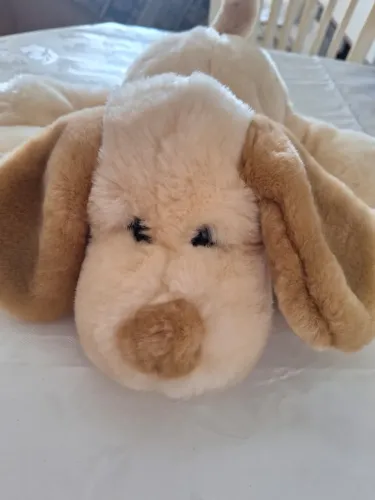 Cachorrinho de Pelúcia fofinho, orelhudo, tam 30 cm seminovo em ótimo estado