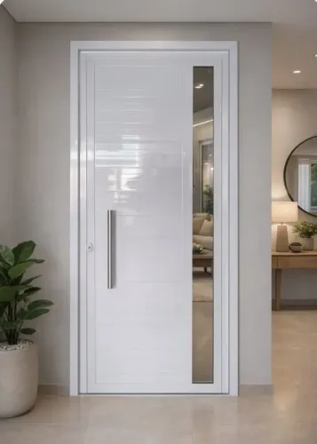 Vendo porta e janela de alumínio branco