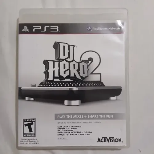 jogo dj hero 2 ps3