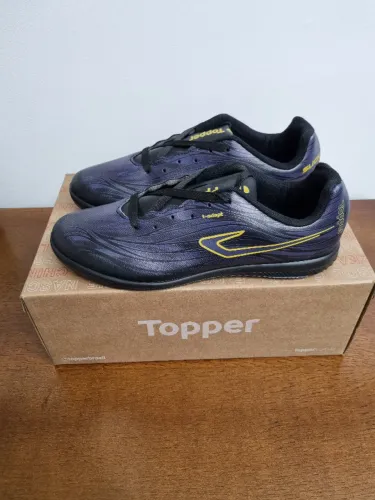 Chuteira Futsal Topper Slick V - Número 41 - Nova