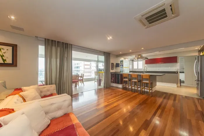 Lindo apartamento no condomínio Premier Espaço Cerâmica em SCSul com 198m² , 3 suítes, and