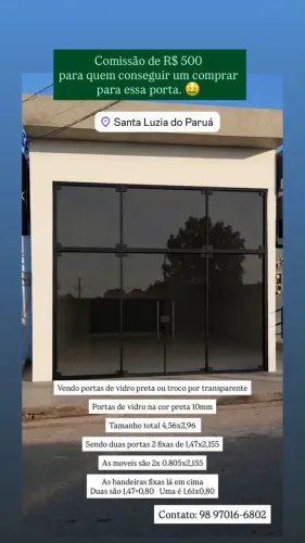 Porta de vidro