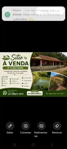 Vende-se sítio