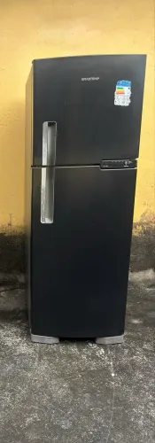 Geladeira Brastemp 2 Portas Inverse Black Inox
