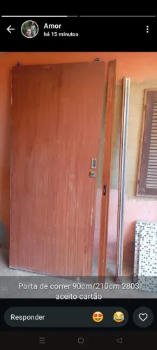 Porta de correr completa
