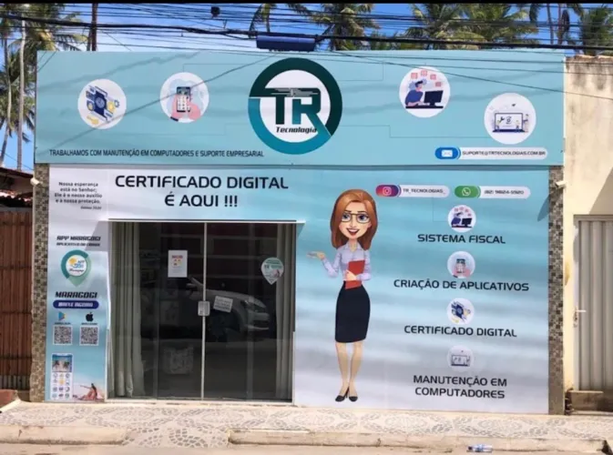 Ponto comercial de Tecnologia em Maragogi a 150 metros da praia Tamanho 7x17,30