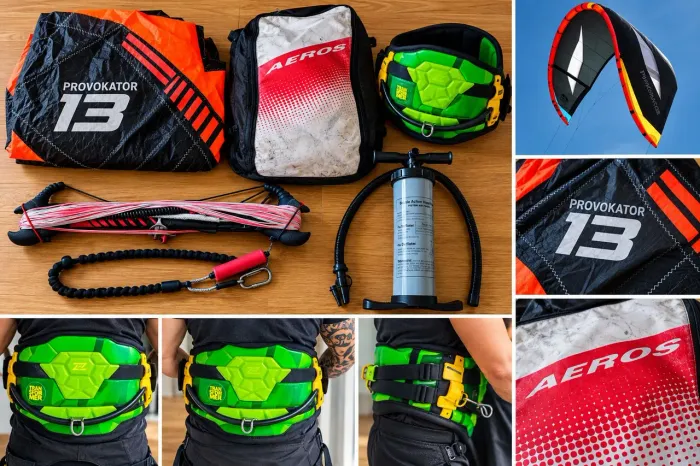 Kit completo de Kitesurf - pronto para usar!