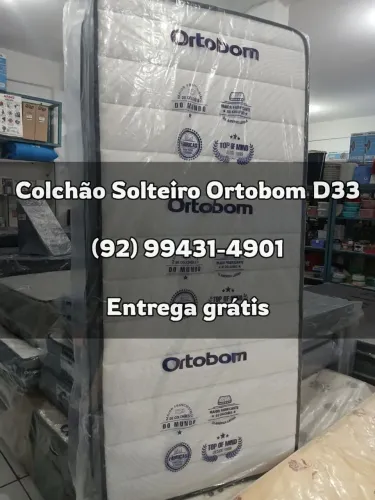 Colchão Solteiro Ortobom D33 - 18 cm (ENTREGA GRÁTIS)