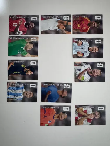 Figurinhas da promoção COCA-COLA - Copa do Mundo FIFA 2026