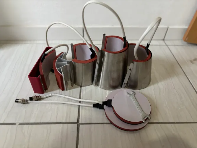 RESISTÊNCIAS/ADAPTADORES P/ PRENSA SUBLIMÁTICA MECOLOUR