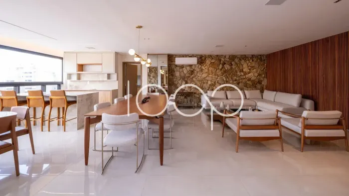 Apartamento mobiliado para aluguel com 222 m2 com 4 quartos em Setor Oeste - Goiânia - GO