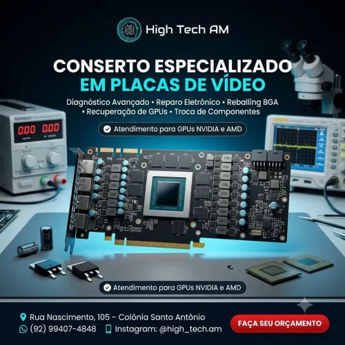 CONSERTO/MANUTENÇÃO EM PLACA DE VÍDEO