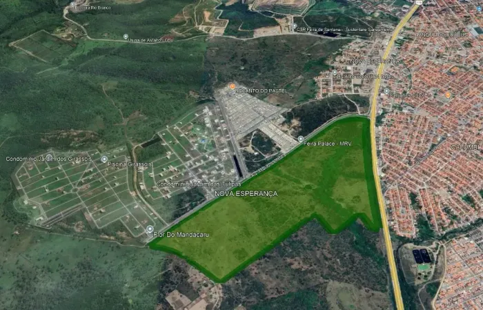 OPORTUNIDADE ÚNICA EM FEIRA DE SANTANA BA Gleba Urbana de 430.000 m² | 100% Urbanizável