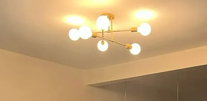 Lustre luminária Teto Moderno