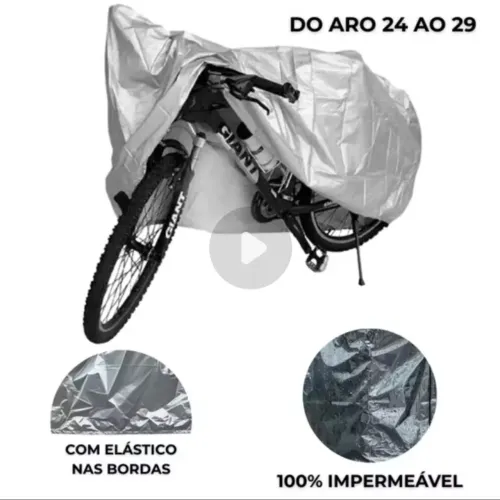 Capa impermeável para bicicleta 