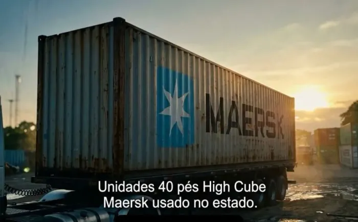 CONTAINER 12 METROS PARA CARGAS OU CONSTRUÇÃO