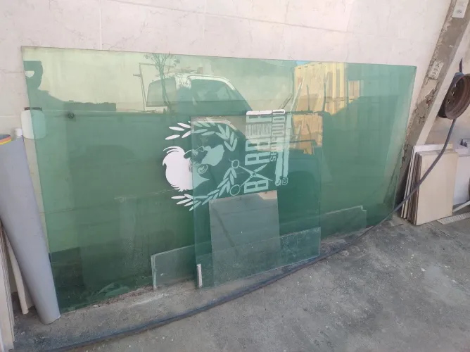 porta de vidro blindex dupla