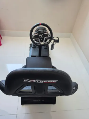 Cockpit X Retrátil V3 Extreme Racing + Volante THRUSTMASTER T248X com pedais magnéticos