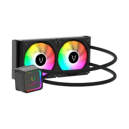 Water Cooler Husky Freezy, Iluminação ARGB, 240mm, AMD e Intel, Preto