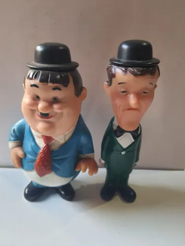 Antigos Bonecos Gordo e Magro