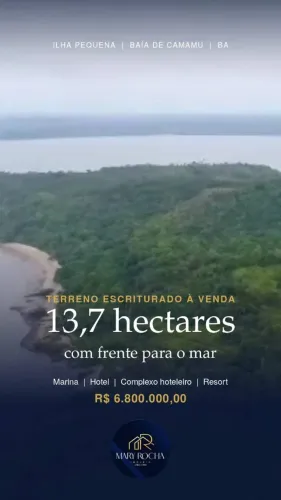 Terreno em Camamu - Ilha Pequena