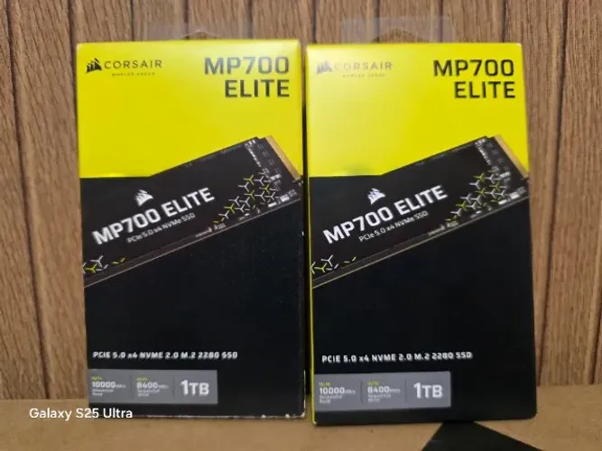 SSD Corsair MP700 Elite 1TB, novo e lacrado, com nota fiscal.