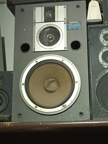 Caixa Acústica Vintage Technics SB-G210B 3 Vias