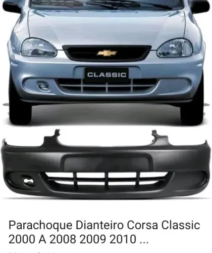 parachoque  dianteiro corsa classic  peça nova obs: posso pinta e estala 