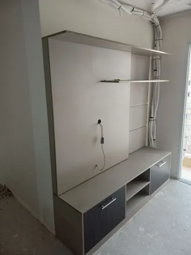 Rack com painel em mdf
