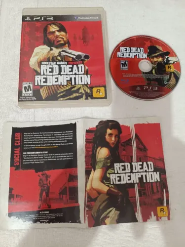 Red Dead Redemptiom PS3 + Manual 